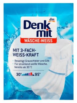 Bột Tẩy Trắng Quần Áo Denkmit Wasche Weiss, 50 g