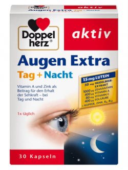 Thuốc bổ mắt augen extra Tag Nacht Doppelherz 30 viên