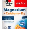 Doppelherz Magnesium + Calcium + Vitamin D3 Tabletten, 40 St
