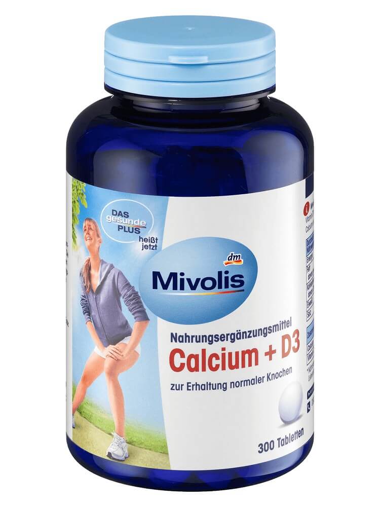 Viên uống Mivolis Calcium D3, 300 viên