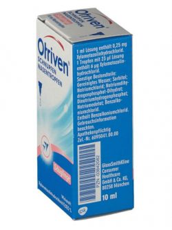 Thuốc nỏh mũi Otriven Nasentropfen cho trẻ sơ sinh, 10ml