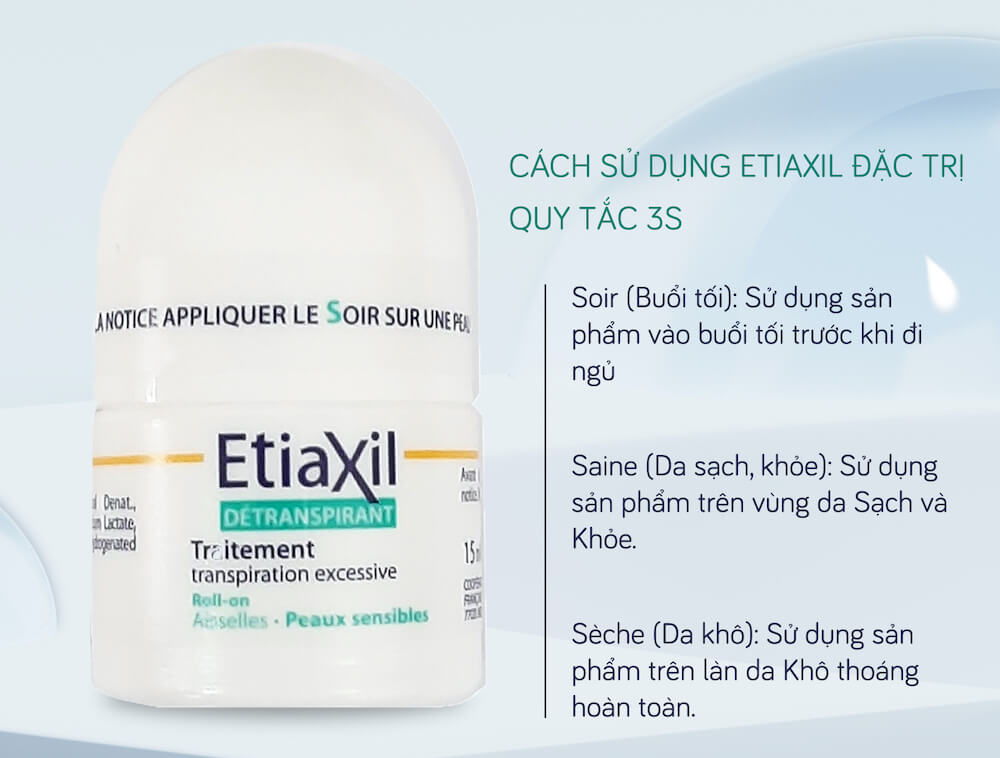 Lăn khử mùi Etiaxil Detranspirant Traitement 15ml
