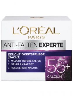 Kem dưỡng da Loreal Anti Falten Experte 55+ Nachtcreme, 50 ml